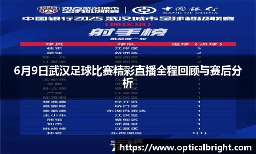 6月9日武汉足球比赛精彩直播全程回顾与赛后分析